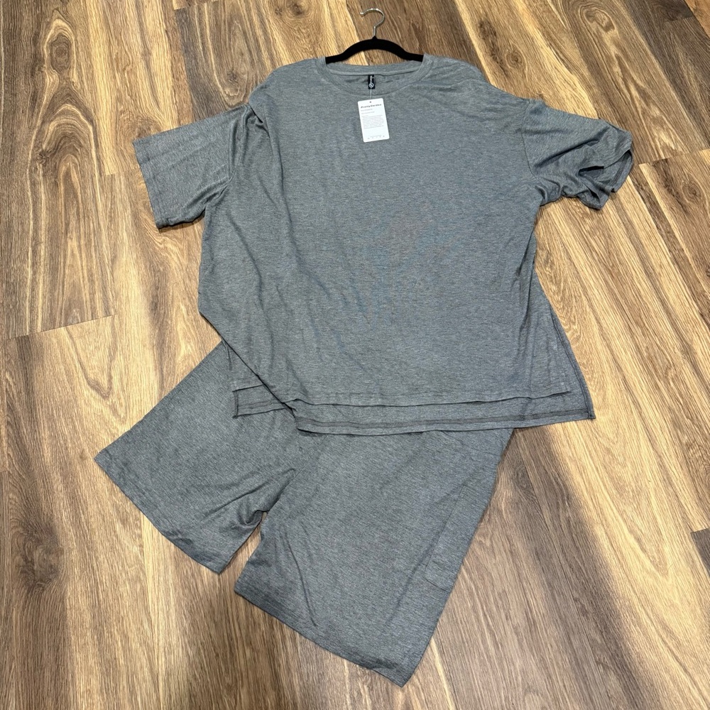 Relaxed Gray Lounge Set - Women's Intimates & Sleepwear Pretty Garden XXL